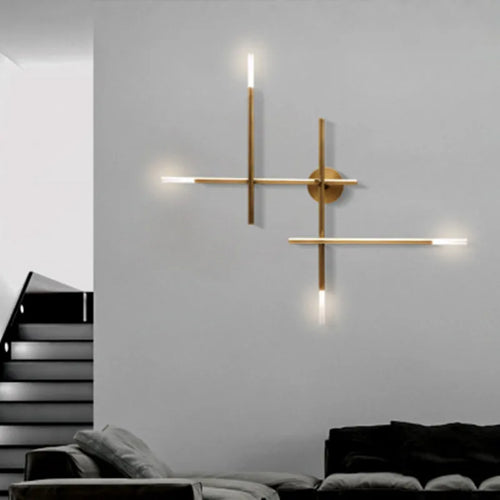 Minimalist LED wall light for interior decoration - vue 3 sur 12
