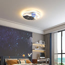 Creative astronaut chandelier for bright interior décor