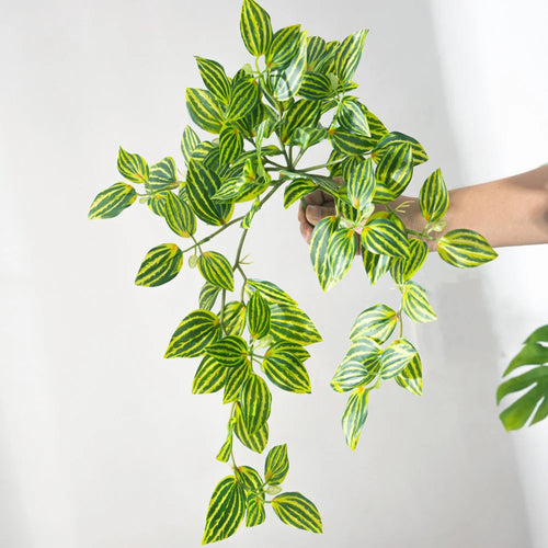 Artificial hanging scindapsus aureus plant for indoor and outdoor decoration - vue 16 sur 16