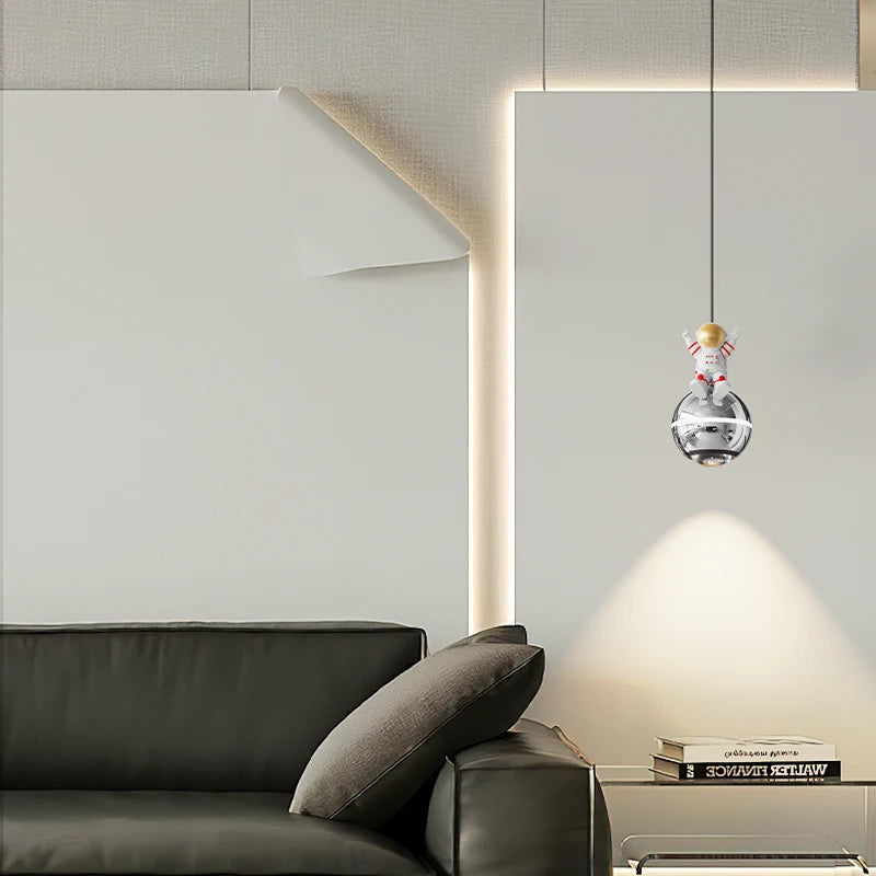 Modern LED astronaut design pendant light