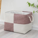 Foldable storage basket for laundry, toys and underwear