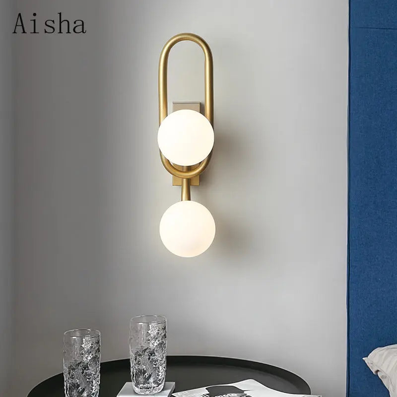 Modern magic bean decorative wall light