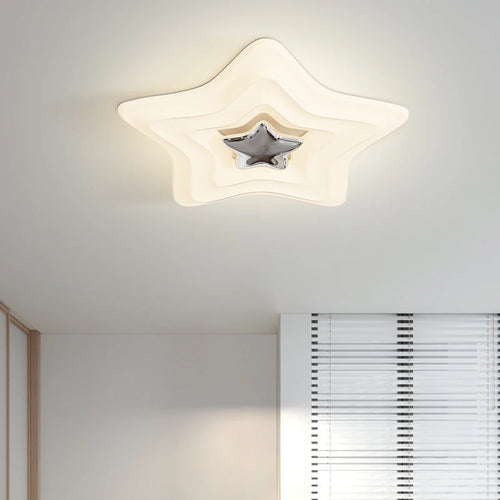 Modern round LED ceiling light for decorative indoor lighting - vue 4 sur 10