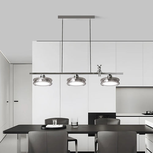 Italian minimalist pendant light for modern indoor lighting - vue 3 sur 14
