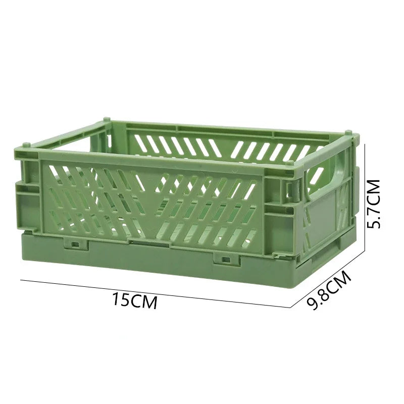 foldable storage basket for makeup jewelry toys and more