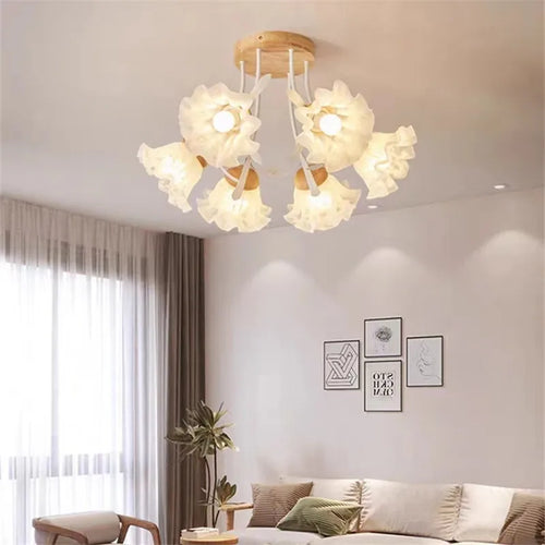 Creative flower chandelier nordic decoration for modern interiors - vue 2 sur 24