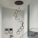 Simple modern trapezoid chandelier for interior decoration