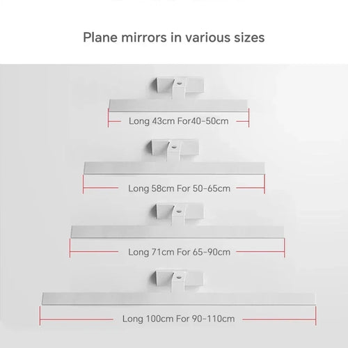 Modern waterproof LED wall light for mirror, rotatable and bright - vue 5 sur 14