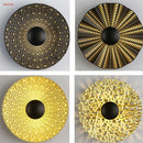 Nordic round metal LED wall light for modern interiors