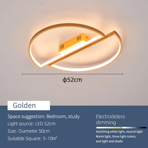 Modern LED chandelier for elegant lighting in your home - vue 10 sur 9