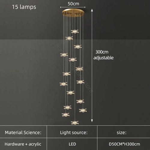 Modern designer ceiling light for elegant indoor lighting