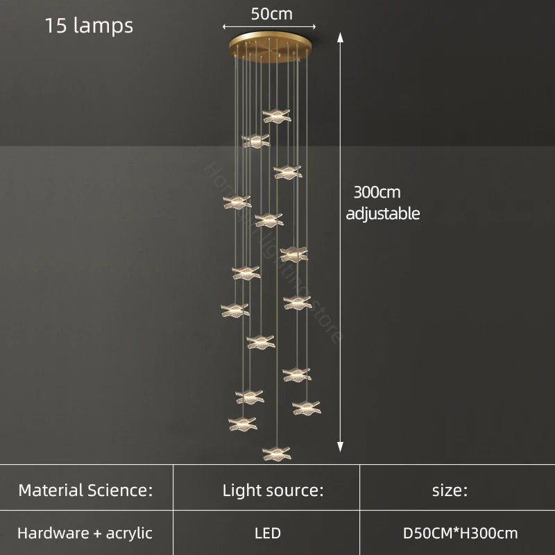 Modern designer ceiling light for elegant indoor lighting