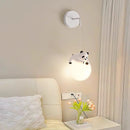 Panda resin pendant light for children's room