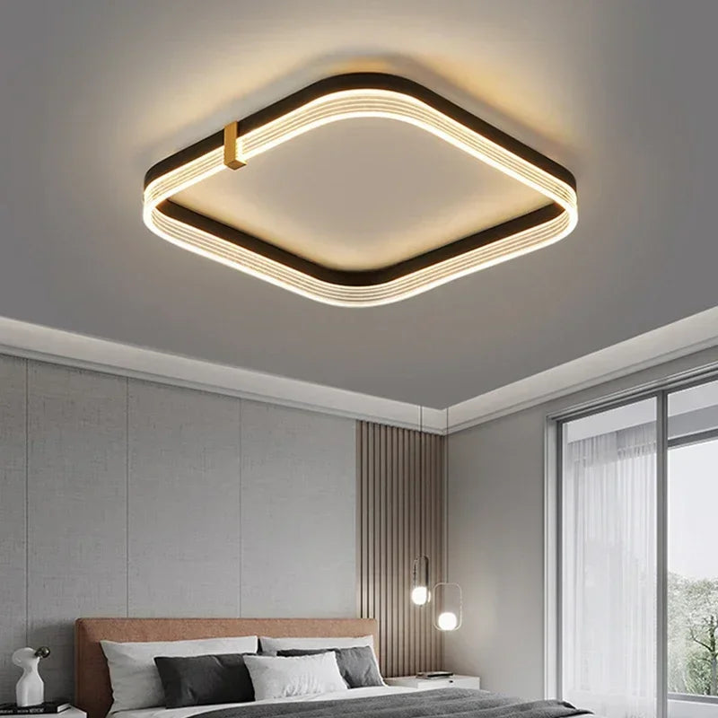 Modern LED chandelier for home decoration - vue 3 sur 21