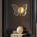 Modern decorative LED butterfly wall light for indoor use