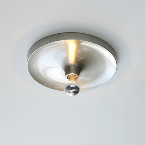 Bauhaus UFO art galvanised LED wall light decoration - vue 5 sur 14