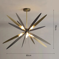 Decorative suspended LED chandelier for modern indoor lighting