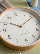 modern wooden wall clock creative home decoration