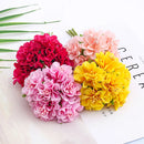 Mini artificial hydrangea flower bouquet for decoration and crafts
