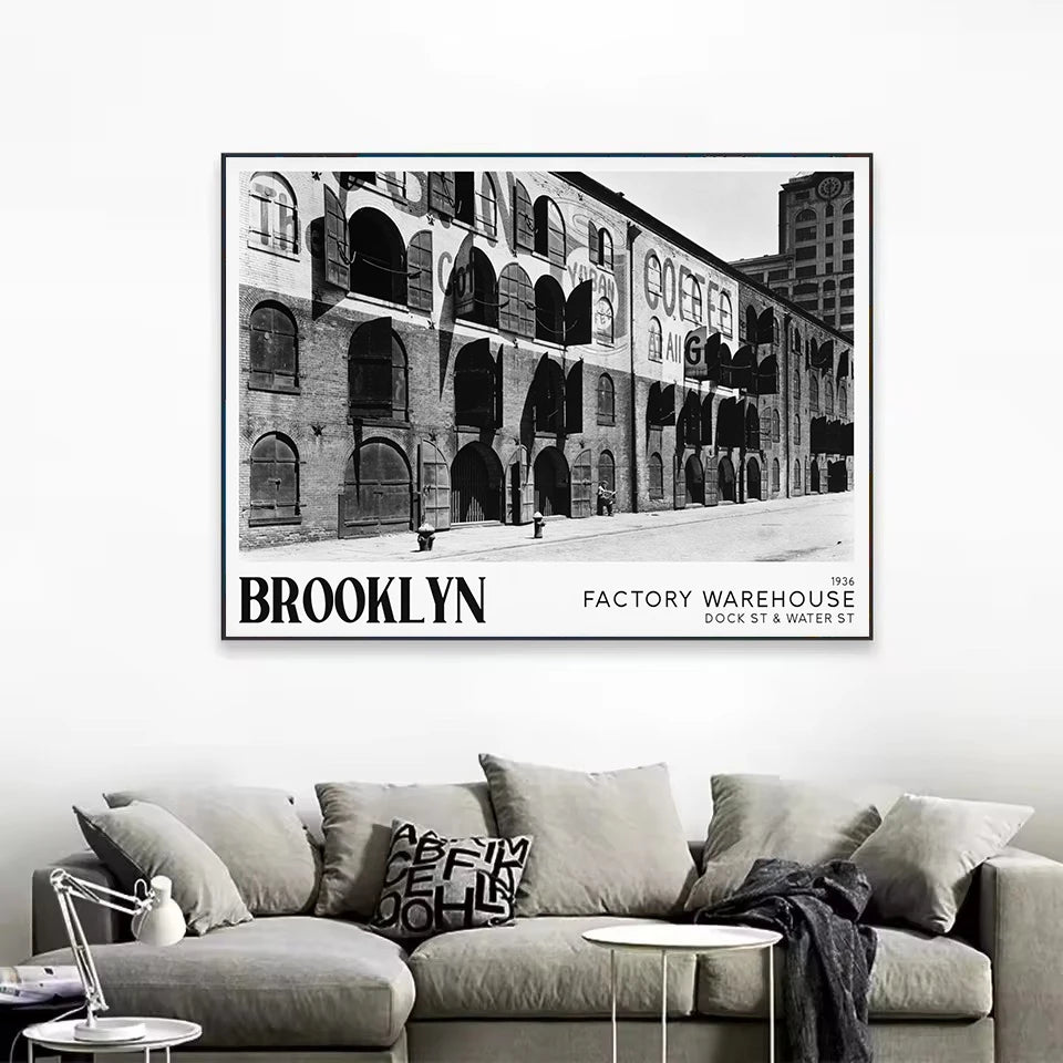 vintage black and white photography urban architecture new york paris - vue 4 sur 19