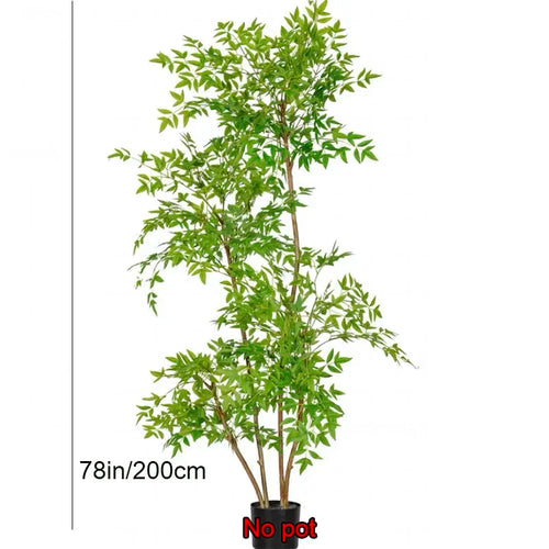Artificial bamboo tree with realistic touch for indoor decor - vue 12 sur 14