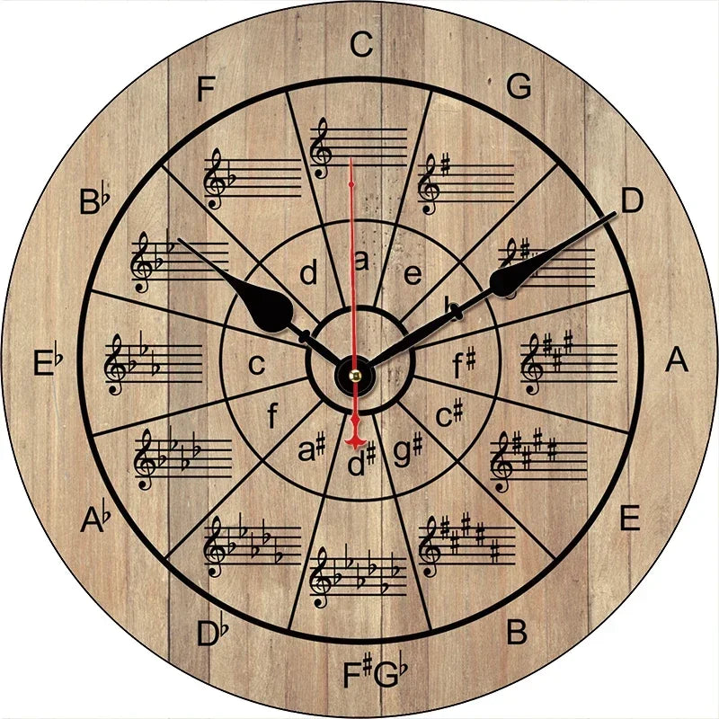 retro silent wall clock for modern home decor - vue 9 sur 19