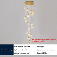 Luxury crystal lamp for elegant modern interiors