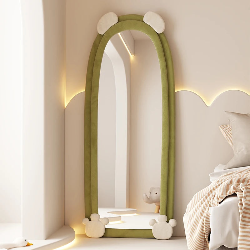 Modern creative kawaii wall mirror for aesthetic decoration