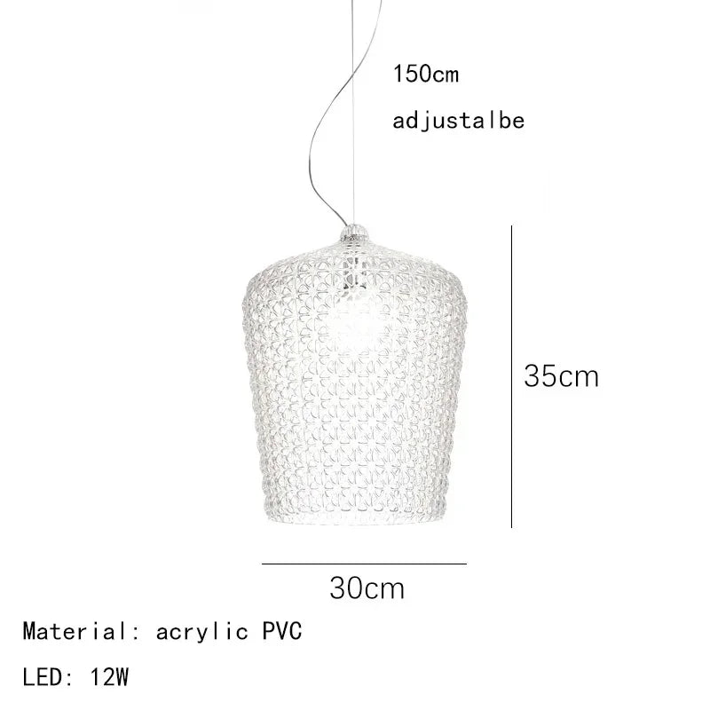 Nordic design acrylic LED pendant light for indoor lighting