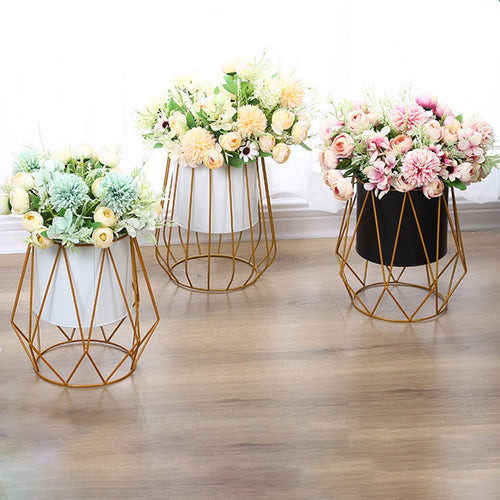 metal stand for planter flower pot vase rustproof - vue 3 sur 10