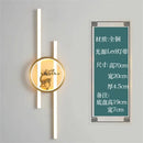 Chinese style copper wall light for indoor lighting