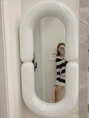 Oval decorative wall mirror nordic style for bedroom