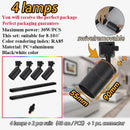 Dimmable track lighting kit for interior decoration