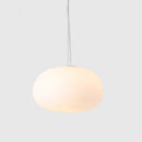 Modern Japanese style glass LED pendant light for elegant interiors