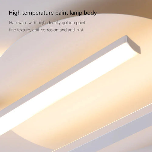 Modern LED ceiling lights for stylish and bright interior decor - vue 5 sur 9