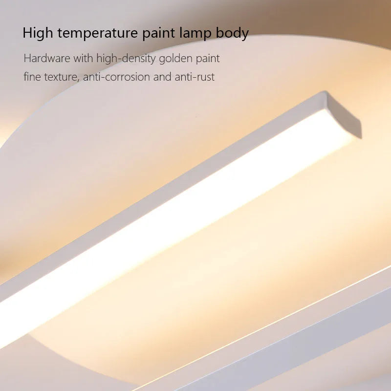 Modern LED ceiling lights for stylish and bright interior decor - vue 5 sur 9