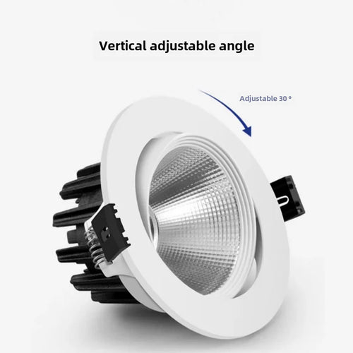 Modern and elegant recessed LED spotlight for indoor lighting - vue 3 sur 6