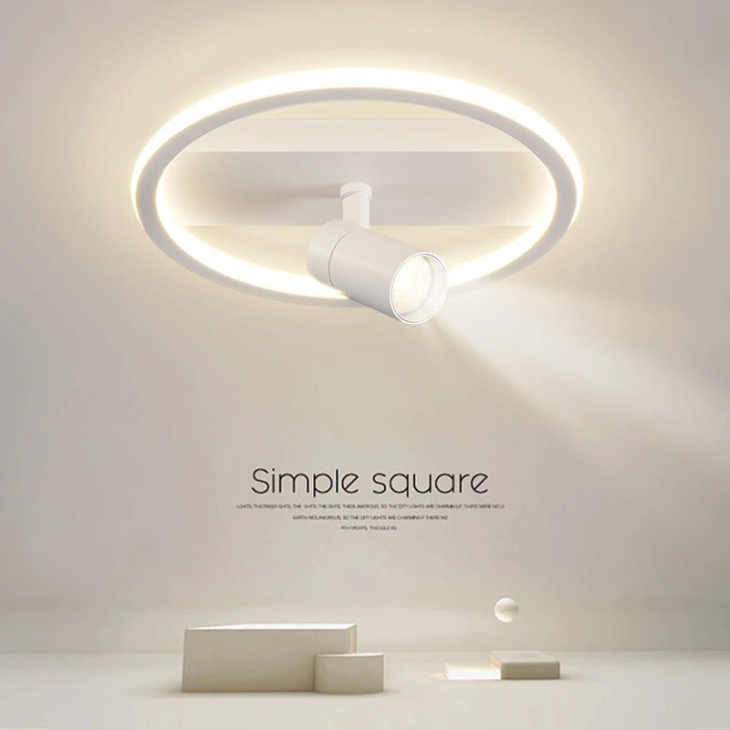 Simple modern spotlight for hallway, corridor, balcony and entrance
