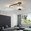 Round chandelier with remote control dimming for art decor living room