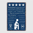 retro metal sign for fun wall decor
