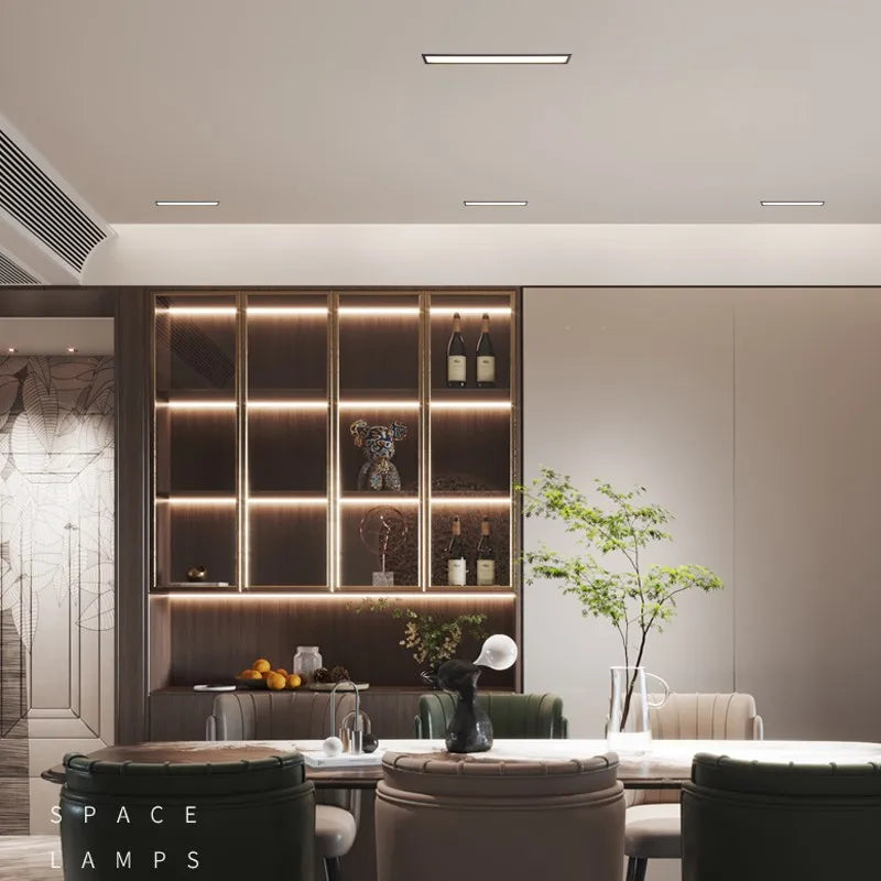 Dimmable linear recessed LED spotlight - vue 5 sur 5