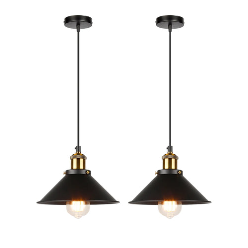 Retro industrial three-head pendant chandelier for home - vue 16 sur 16