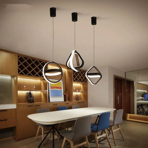 Modern LED pendant light for stylish indoor lighting - vue 3 sur 24