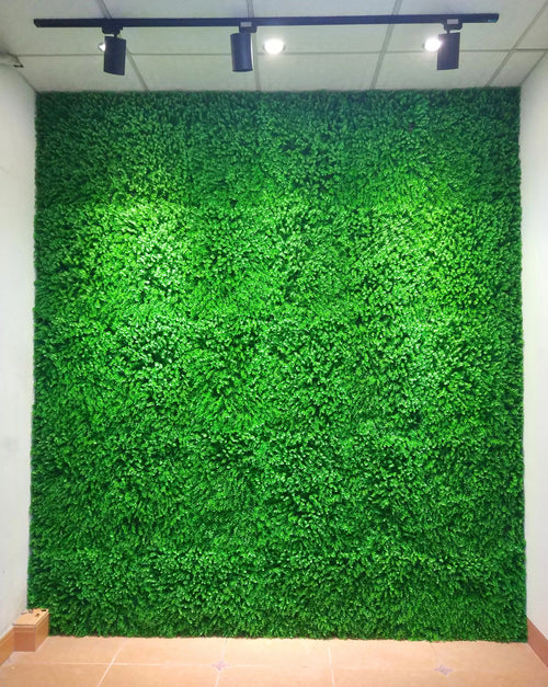 Artificial grass wall decoration for events and parties - vue 19 sur 21