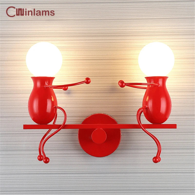Nordic style creative simple antler wall light