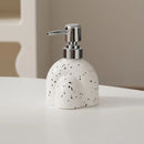 Portable ceramic soap dispenser for shampoo and water