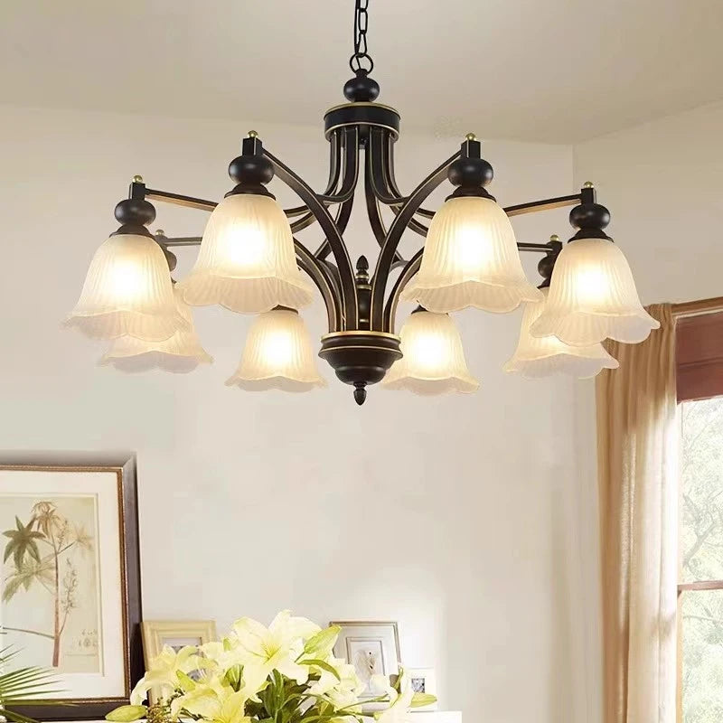 Country style retro chandelier for indoor decoration