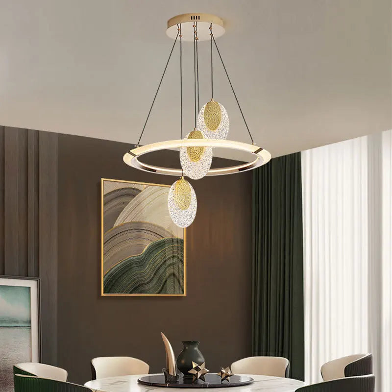 Modern crystal chandelier for elegant interior decor - vue 6 sur 10