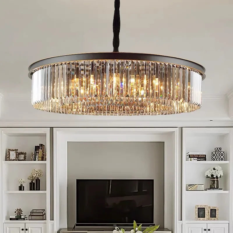 Modern crystal chandelier nordic vintage style for elegant interiors - vue 3 sur 21