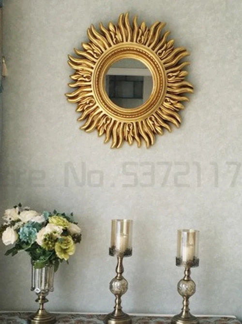 decorative wall mirror sun apollo art design elegant and unique - vue 7 sur 14